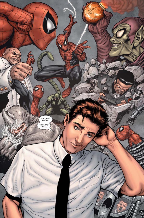 Previa de Spider-Man:Brand New Day #1 (Amazing Spider-Man #546) - Zona  Negativa