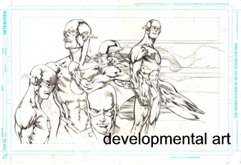Diseños de Ken Lashley para The Flash