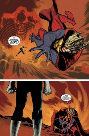 Páginas del número 28 por Rafael Albuquerque, en el que Animal Man se enfrenta al Hermano Sangre