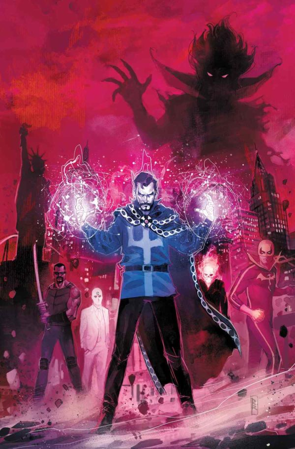 Portada de Doctor Strange: Damnation #1
