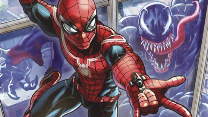 Spider-Man Fake Red manga Boletín Marvel