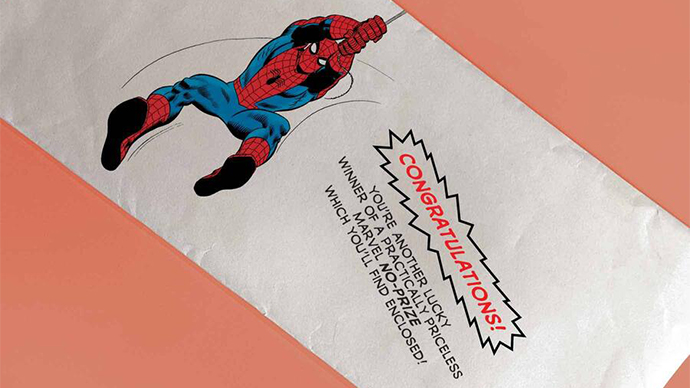 Amazing Spider-Man no-prize variant cover Boletín Marvel