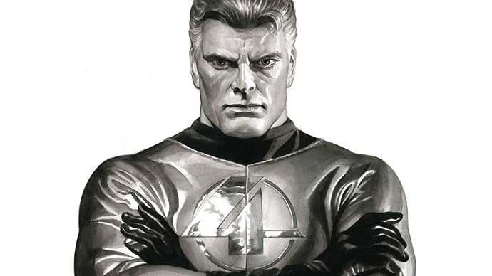 Fantastic Four Alex Ross solo variant cover Boletín Marvel