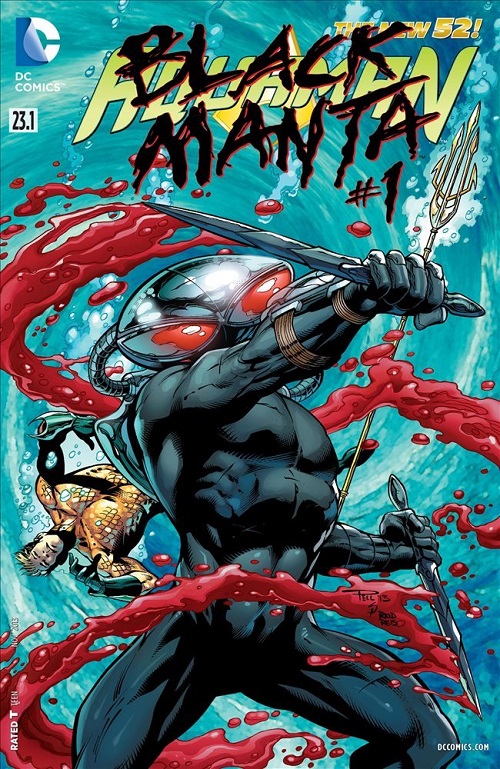 Figura De Manta Negra De Aquaman Del Multiverso De Dc Comics