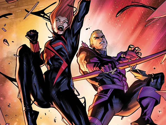 Black Widow and Hawkeye 1 - Boletín Marvel 209 -