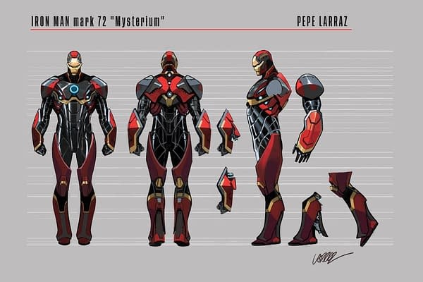 Iron Man Armadura Mysterium -Boletín Marvel 217-