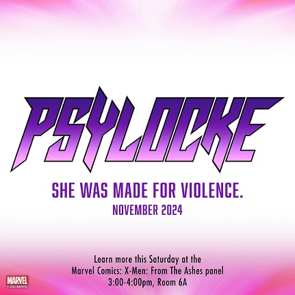 Psylocke Teaser -Boletín Marvel 246-