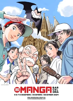 Cartel del 30 Manga Barcelona de Naoki Urasawa