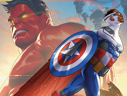 Sam Wilson Captain America -Boletín Marvel 255-